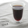 CAPACITEA Clear Mug, Heat Resistant Double Wall Insulated Mug, 270ml for Hot and Cold Drinks Juice Tea Cappuccino
