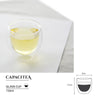 CAPACITEA Espresso Cup, Heat Resistant Double Wall Insulated Glass Coffee Cup,150ml