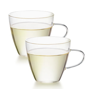 Capacitea Clear Glass Cup with Handle