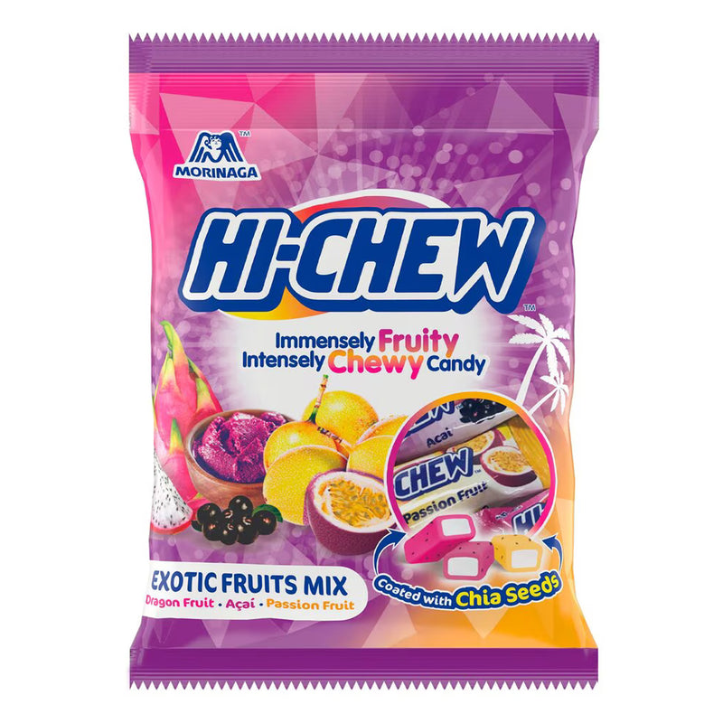 Morinaga Hi-Chew Chewy Fruit Candy In Bag - Exotic Fruits Mix 100g