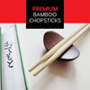 CAPACITEA Bamboo Chopsticks, Disposable(20cm - 100 Pairs)