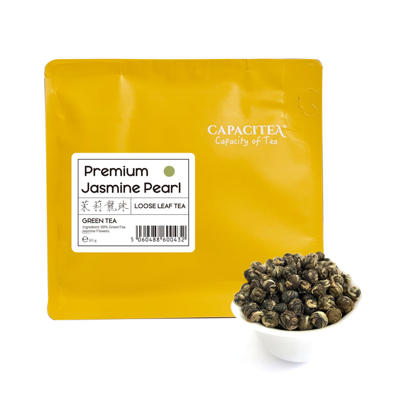 Premium Jasmine Pearl Loose Leaf Tea