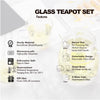 CAPACITEA Clear Glass Premium Tea Gift Set